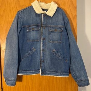 Gap wool jean jacket size L